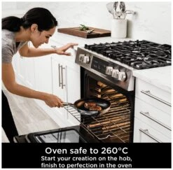 Ninja Zerostick Stainless Steel 5 Piece Non Stick Pan Set -Home Products Store 1120240 R Z004A