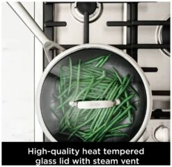 Ninja Zerostick Stainless Steel 5 Piece Non Stick Pan Set -Home Products Store 1120240 R Z007A