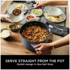 Ninja Zerostick 30cm Non Stick Aluminium Possible Pot -Grey -Home Products Store 1120288 R Z005A