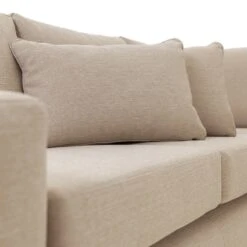 Habitat Eton Fabric Left Hand Corner Sofa - Biege -Home Products Store 1151484 R Z009A