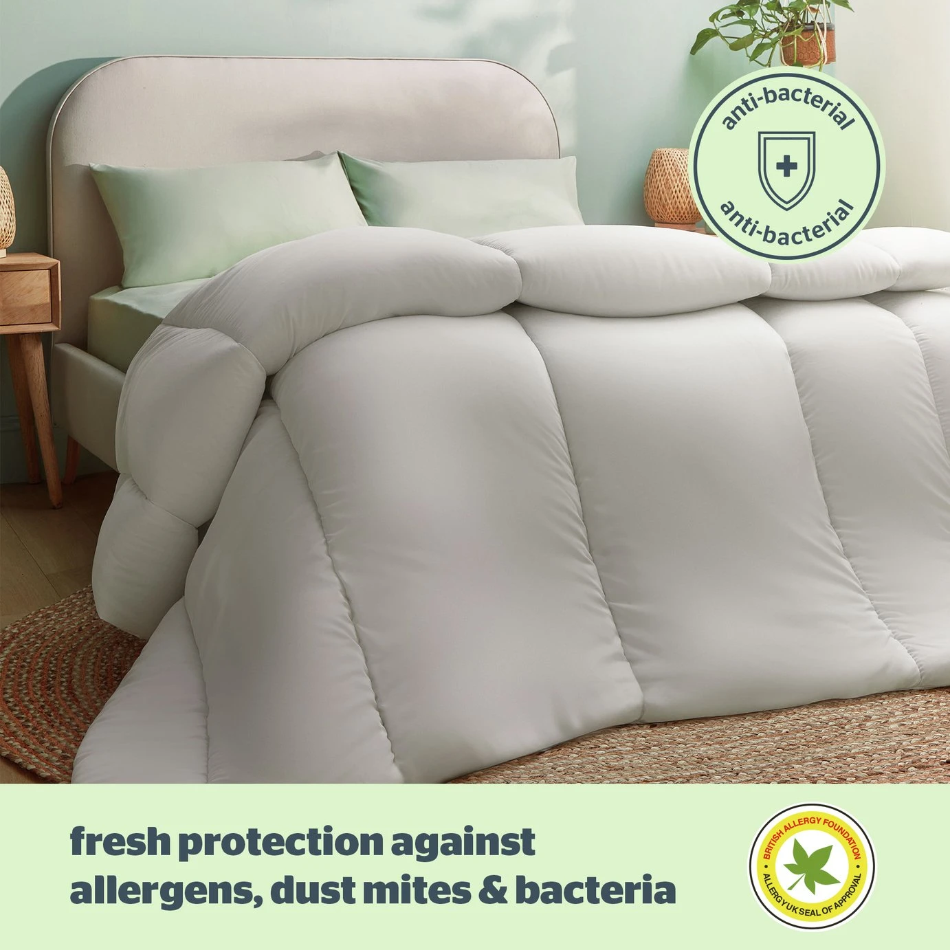 Silentnight Anti Allergy 4.5Tog Duvet - Double 2 Silentnight Anti Allergy 4.5Tog Duvet - Double - Image 2