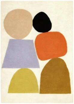 Habitat Geometric Cut Pile Rug - 120X170cm - Multicoloured -Home Products Store 1179985 R Z002A