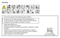 Habitat Large Scallop Multiwick Thin Candle - Flower Market -Home Products Store 1182673 R Z011A