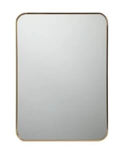 Habitat Brushed Rectangular Wall Mirror - Gold - 50x70cm -Home Products Store 1184066 R Z003A