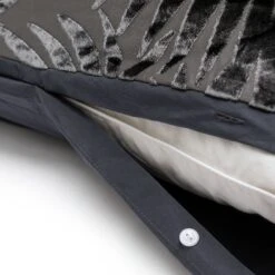 Habitat Velvet Feather Charcoal Bedding Set - Double -Home Products Store 1232499 R Z004A