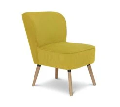 Habitat Eppy Fabric Accent Chair - Yellow -Home Products Store 1232592 R Z004A