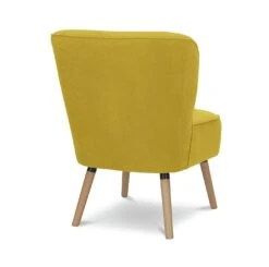 Habitat Eppy Fabric Accent Chair - Yellow -Home Products Store 1232592 R Z005A