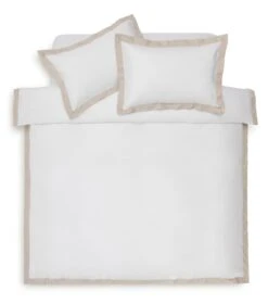 Habitat Cotton 180 TC Oxford Edge White Bedding Set- Double -Home Products Store 1232956 R Z002A