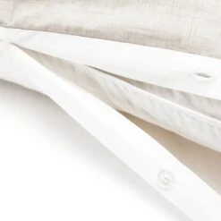 Habitat Cotton 180 TC Oxford Edge White Bedding Set- Double -Home Products Store 1232956 R Z004A