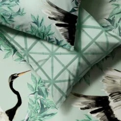 Habitat Crane Panel Green Bedding Set - Single -Home Products Store 1233199 R Z003A