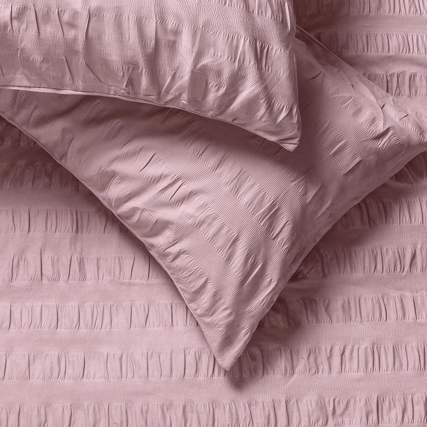 Habitat Seersucker Wide Stripe Lilac Bedding Set - Double 4 Habitat Seersucker Wide Stripe Lilac Bedding Set - Double - Image 4