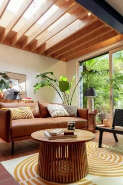 Habitat Global Print Flatweave Rug - 120X170cm - Yellow -Home Products Store 1256664 R Z005C