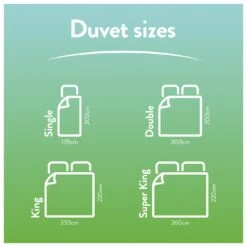 Slumberdown Ever Fresh 10.5 Tog Duvet - Single -Home Products Store 1256767 R Z007A