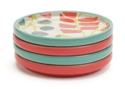 Habitat X Kew Set Of 4 Ceramic Botanical Coasters -Home Products Store 1300541 R Z004A