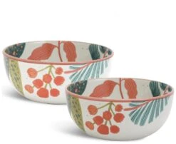 Habitat X Kew Set Of 2 Stoneware Cereal Bowl -Home Products Store 1300596 R Z005A