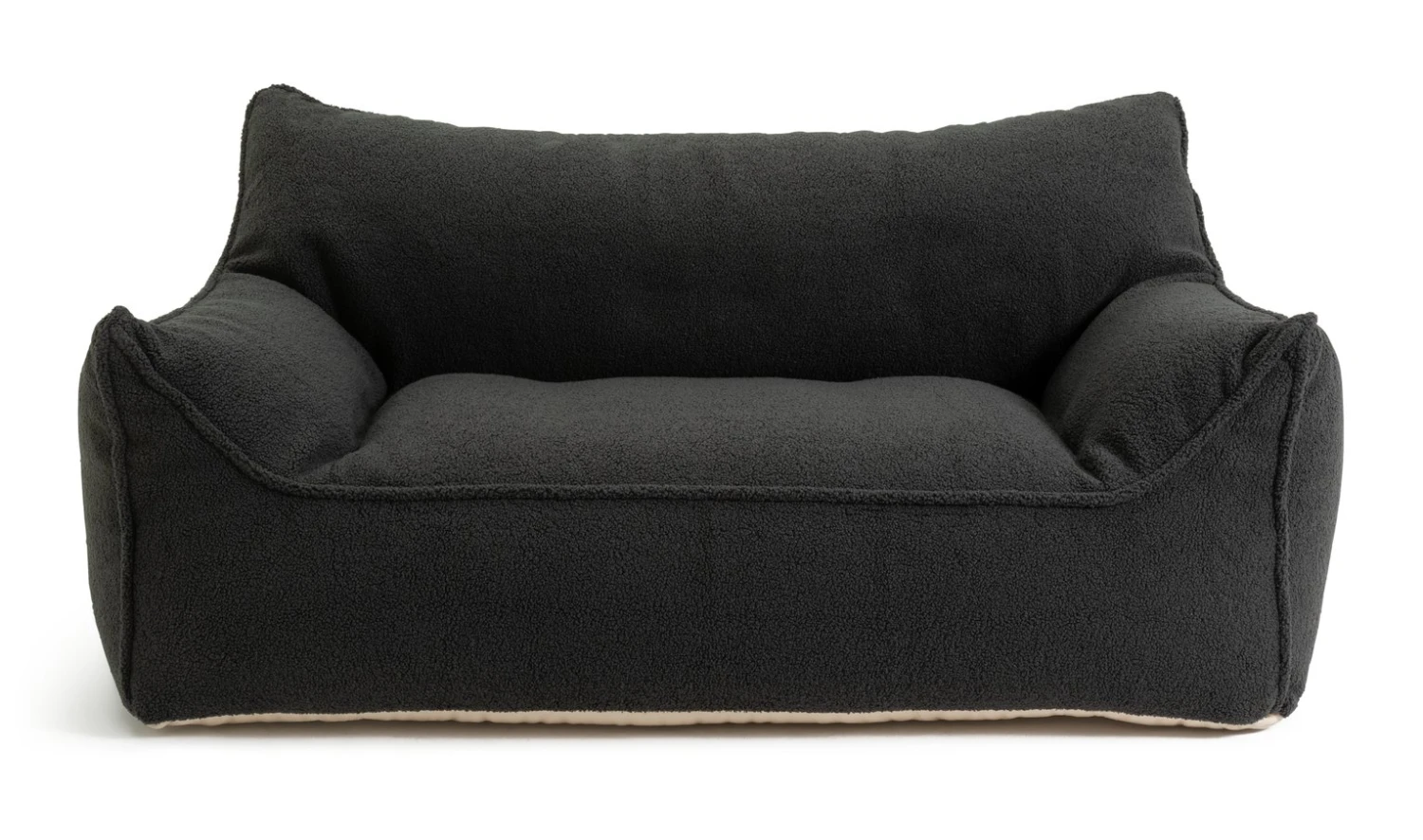 Habitat Kids Double Chair Bean Bag - Charcoal 2 Habitat Kids Double Chair Bean Bag - Charcoal - Image 2