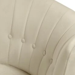 Habitat Alexis Velvet Cocktail Chair - Cream 16 Habitat Alexis Velvet Cocktail Chair - Cream -Home Products Store 1341294 R Z005A