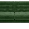 Habitat Fenner Velvet 3 Seater Sofa - Moss Green