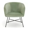 Habitat Jax Metal Accent Chair - Mint Green