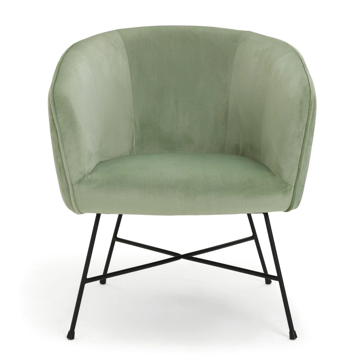 Habitat Jax Metal Accent Chair - Mint Green 1 Habitat Jax Metal Accent Chair - Mint Green