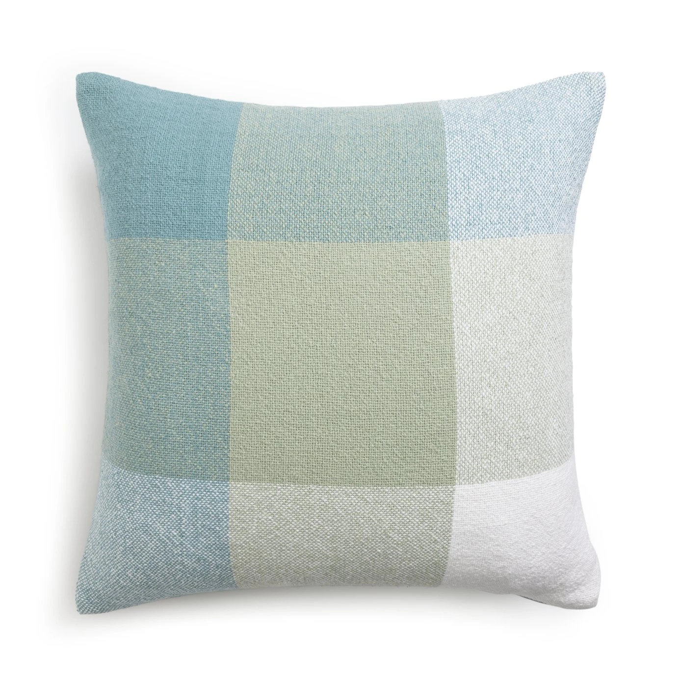 Habitat Gingham Check Cushion - Sage Green - 43x43cm 1 Habitat Gingham Check Cushion - Sage Green - 43x43cm