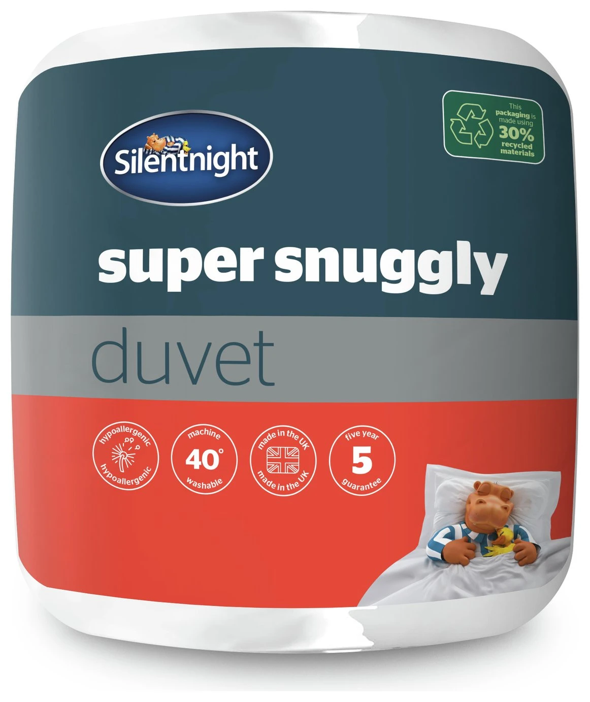 Silentnight Super Snuggly 15 Tog Duvet - Single 1 Silentnight Super Snuggly 15 Tog Duvet - Single