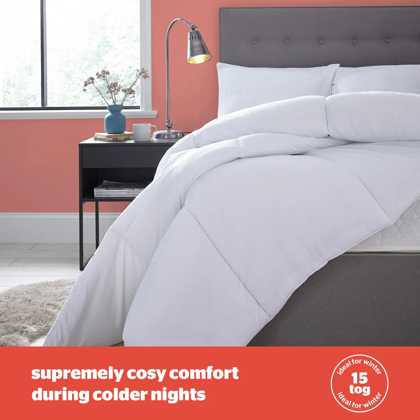 Silentnight Super Snuggly 15 Tog Duvet - Single 2 Silentnight Super Snuggly 15 Tog Duvet - Single - Image 2