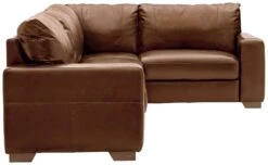 Habitat Eton Leather Left Hand Corner Sofa - Tan -Home Products Store 1958278 R Z003A