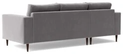 Swoon Evesham Velvet Left Hand Corner Sofa - Silver Grey -Home Products Store 1971114 R Z005A