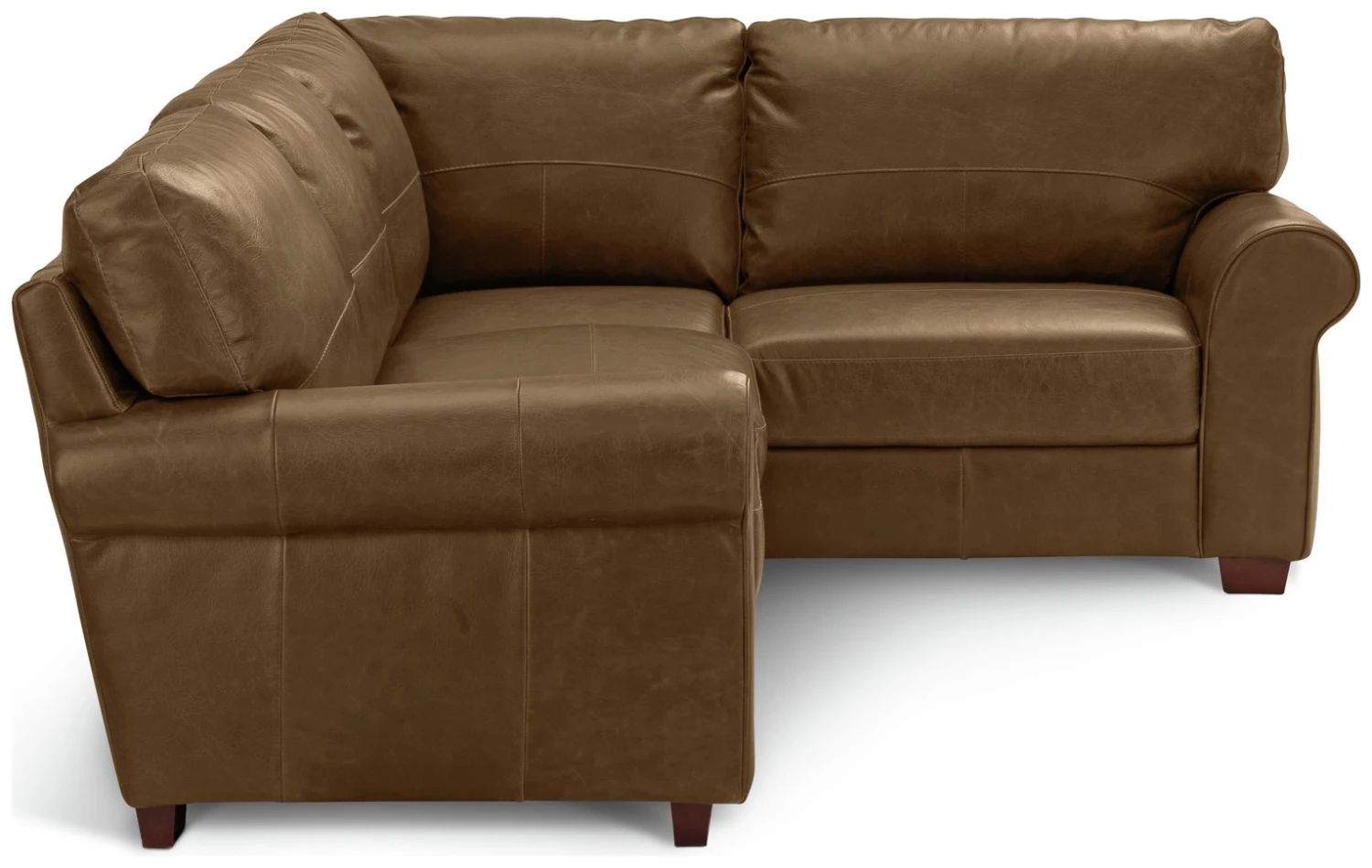 Habitat Salisbury Leather Left Hand Corner Sofa - Tan 6 Habitat Salisbury Leather Left Hand Corner Sofa - Tan - Image 6