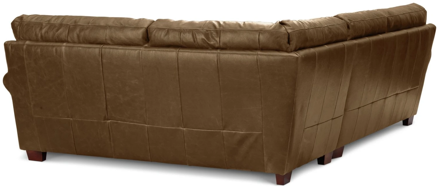 Habitat Salisbury Leather Left Hand Corner Sofa - Tan 7 Habitat Salisbury Leather Left Hand Corner Sofa - Tan - Image 7