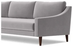 Swoon Turin Velvet 3 Seater Sofa - Silver Grey -Home Products Store 1996106 R Z004A