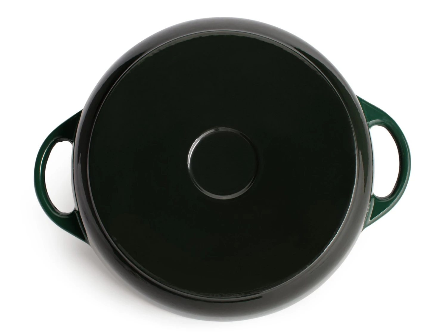 Habitat 4 Litre Cast Iron Casserole Dish - Green 4 Habitat 4 Litre Cast Iron Casserole Dish - Green - Image 4