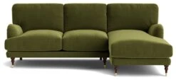 Swoon Charlbury Velvet Right Hand Corner Sofa - Fern Green -Home Products Store 2006277 R Z003A