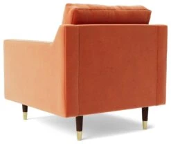 Swoon Rieti Velvet Armchair - Burnt Orange 14 Swoon Rieti Velvet Armchair - Burnt Orange -Home Products Store 2007386 R Z004A