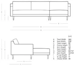 Swoon Rieti Velvet Right Hand Corner Sofa - Granite Grey -Home Products Store 2008488 R E001