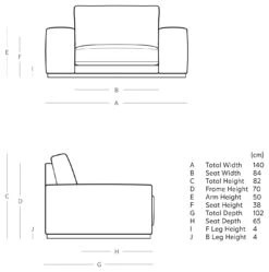 Swoon Denver Velvet Cuddle Chair - Granite Grey -Home Products Store 2024118 R E001