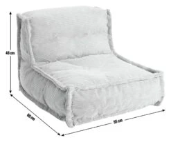 Habitat Kids Mini Estelle Cord Bean Bag - Green 8 Habitat Kids Mini Estelle Cord Bean Bag - Green -Home Products Store 2074656 R E001