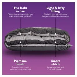 Slumberdown Coverless Comfort 10.5 Tog Duvet - Single -Home Products Store 2254184 R Z004A