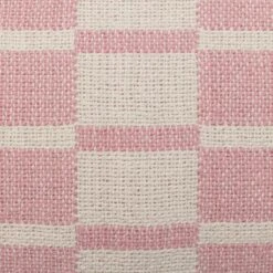 Habitat Checker Board Cushion - White & Pink - 43x43cm -Home Products Store 2714796 R B001