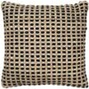 Habitat Jute Mono Check Cushion - Natural - 43X43cm