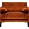 Habitat Jacob Fabric Cuddle Chair - Orange