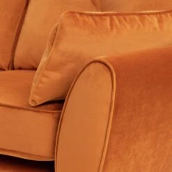 Habitat Isla 3 Seater Velvet Sofa - Orange -Home Products Store 2991629 R Z007A
