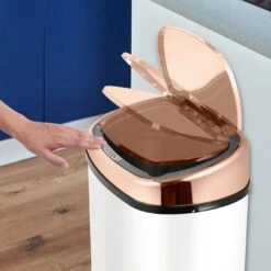 Tower 58 Litre Sensor Bin - Rose Gold And White -Home Products Store 3037166 R Z003A