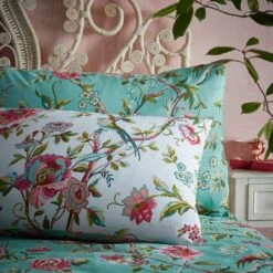 Furn Vintage Chinoiserie Floral Green Bedding Set - Single -Home Products Store 3066498 R Z003A