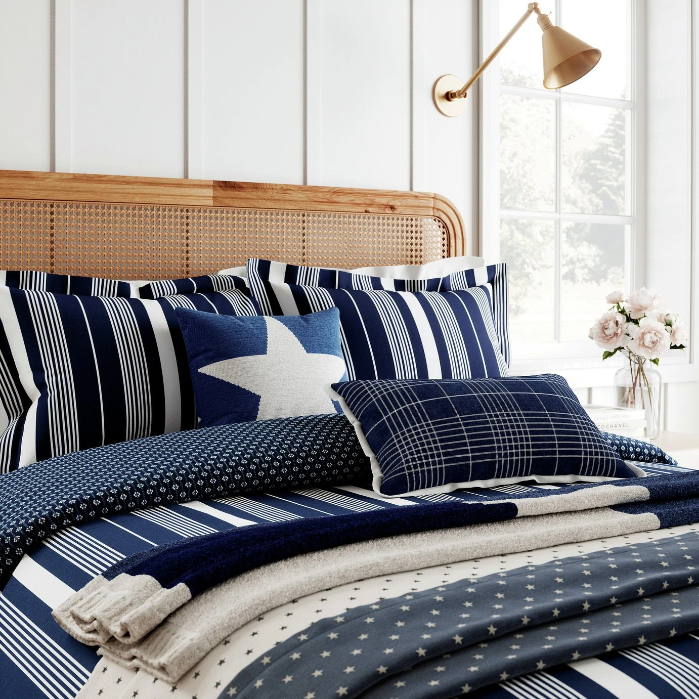 Helena Springfield Cotton Hampton Stripe Bedding Set- Single 1 Helena Springfield Cotton Hampton Stripe Bedding Set- Single