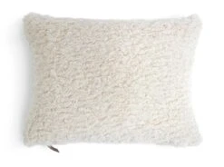 Habitat Faux Shearling Cushion - Oatmeal - 60X40cm