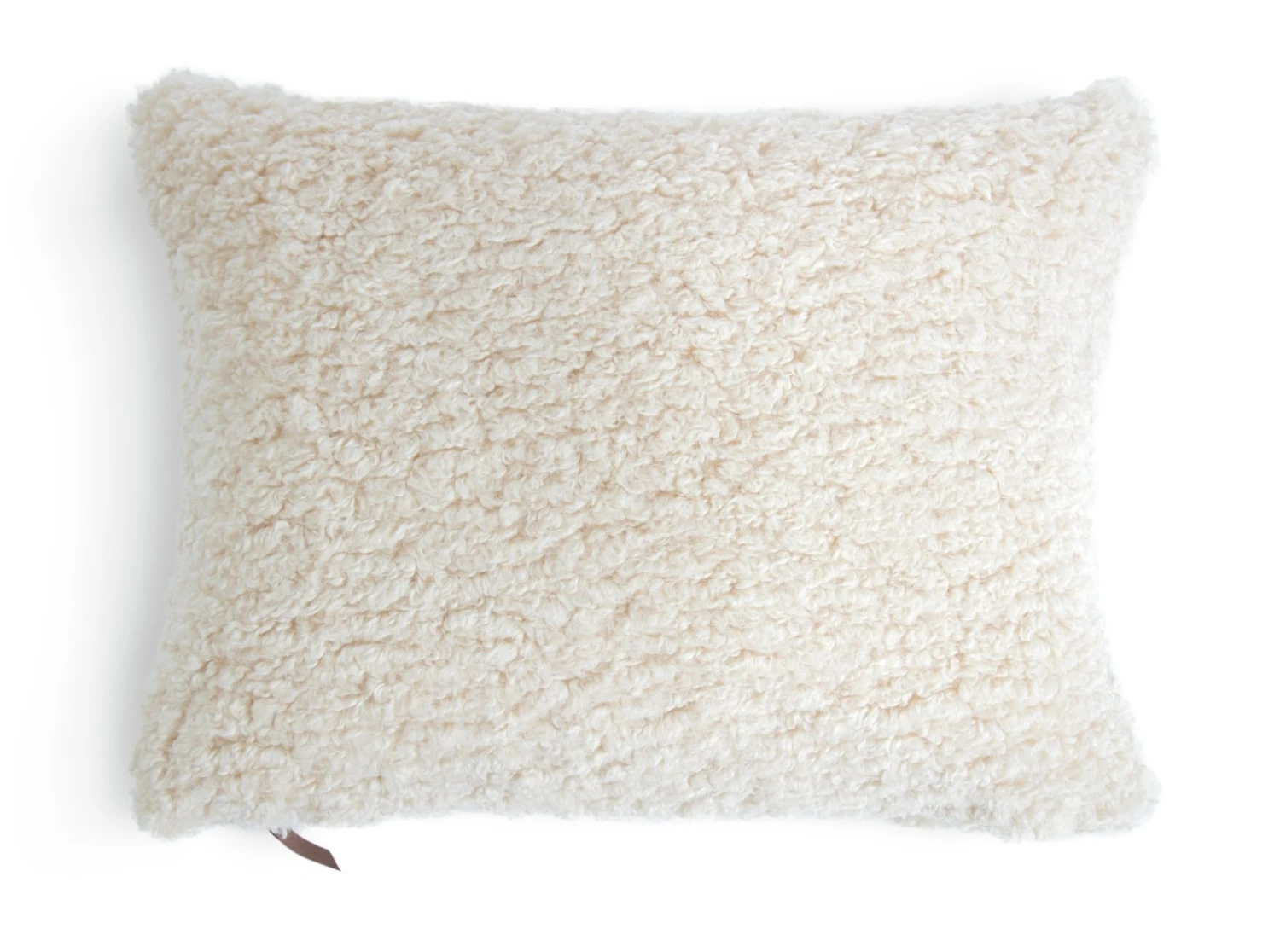Habitat Faux Shearling Cushion - Oatmeal - 60X40cm 1 Habitat Faux Shearling Cushion - Oatmeal - 60X40cm
