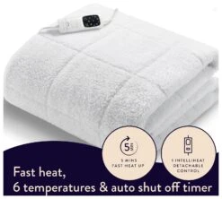 Dreamland Scandi Sherpa Underblanket-Single -Home Products Store 3187607 R Z005A