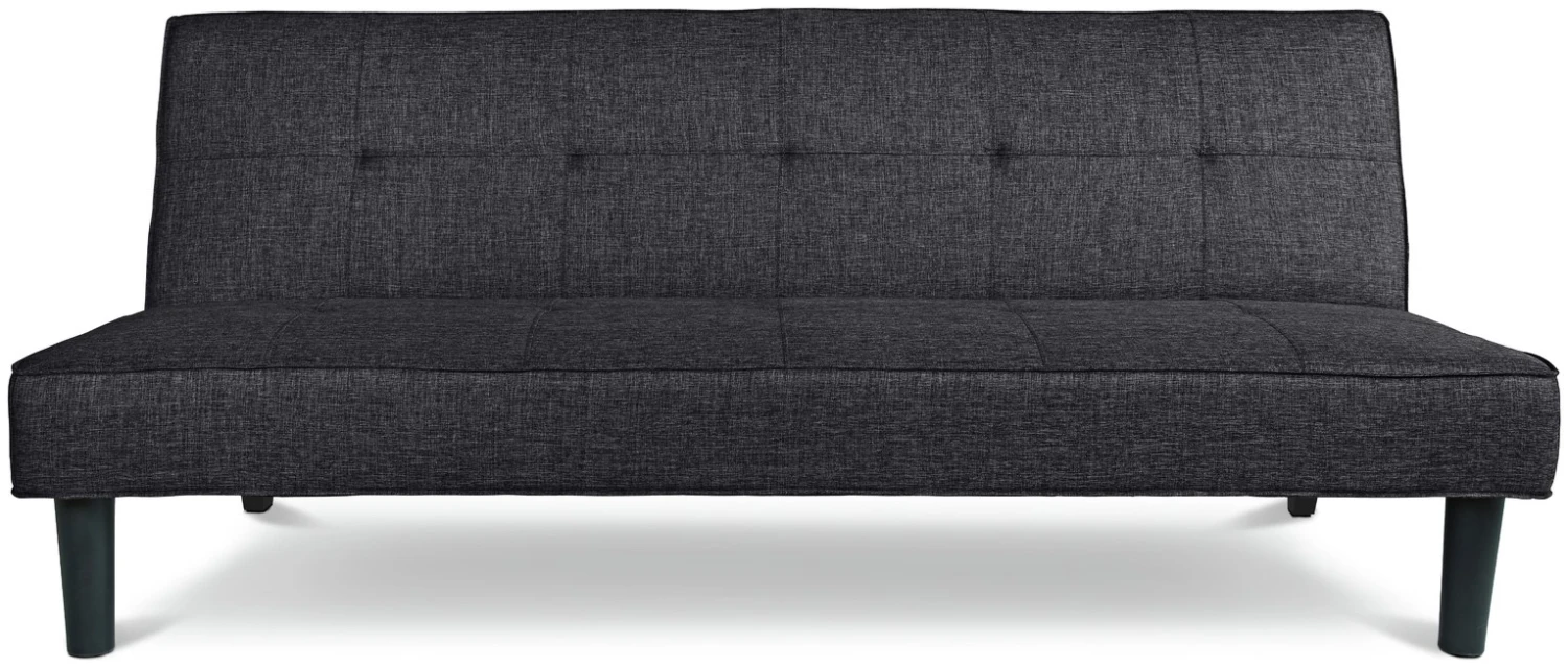 Habitat Patsy 2 Seater Clic Clac Sofa Bed - Charcoal 2 Habitat Patsy 2 Seater Clic Clac Sofa Bed - Charcoal - Image 2
